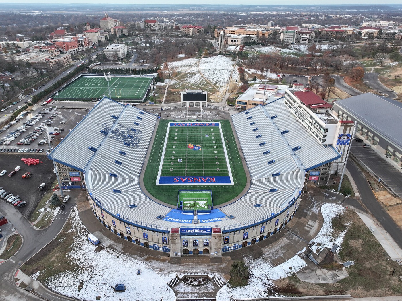 David Booth Kansas Memorial Stadium in Lawrence